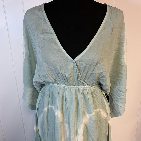 Lulu’s Kimono Boho Dress Tie Dye Beach - Picture 2 of 8